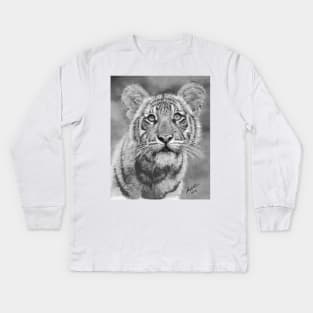 TIGER CUB Illustration Kids Long Sleeve T-Shirt